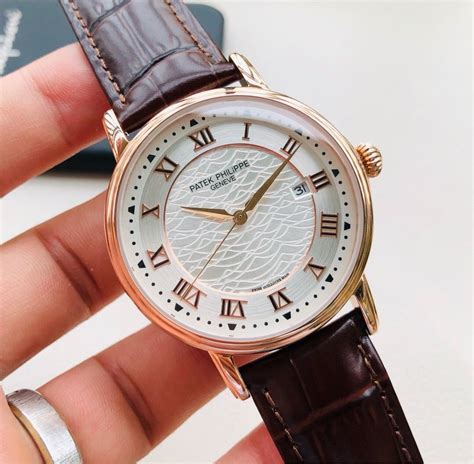 leather patek philippe|patek philippe geneve leather watch.